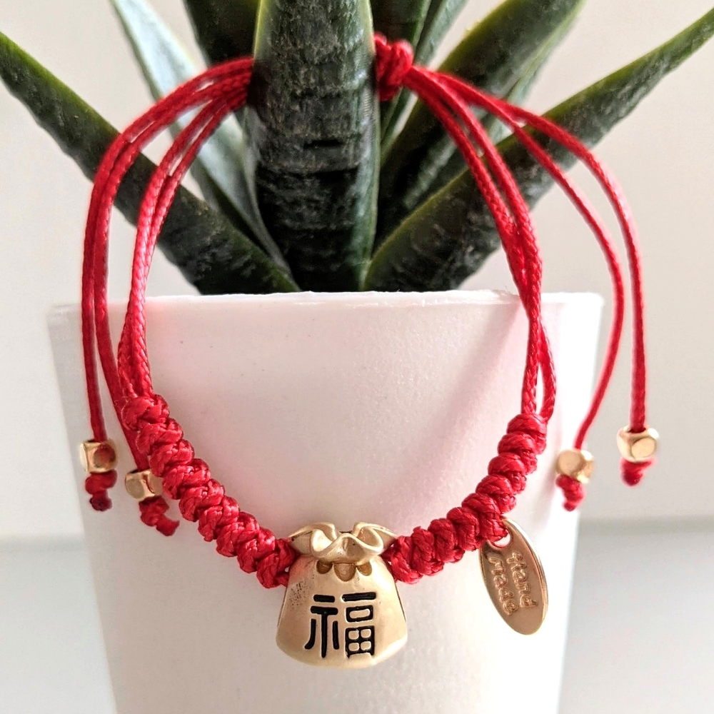 Lucky Money Pouch Bracelet. New.